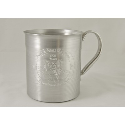 Iced Tea Mug - Stainless Steel Look 18 Oz.