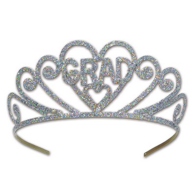 Glittered Metal Grad Tiara