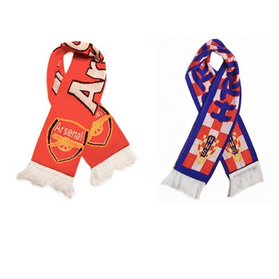 Knitted Sports Fan Scarves