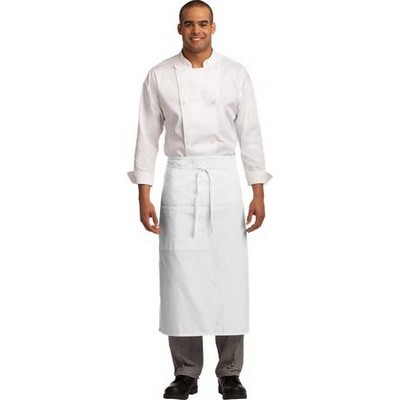 Port Authority® Easy Care Full Bistro Apron w/Stain Release