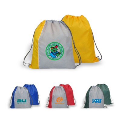 Reversible Two Tone Drawstring Backpack