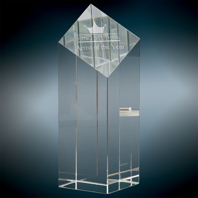 Large Crystal Diamond Top Pillar Award