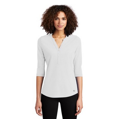 OGIO® Ladies' Jewel Henley Shirt