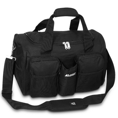 Everest Sports Duffel w/ Wet Pocket, Black