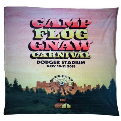 Full Size Sublimated Fleece Blanket