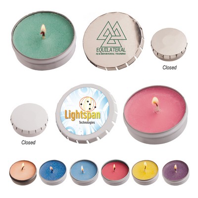 Snap Top Tin Candle