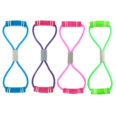 8 Shape Latex Exercise Resistance Band