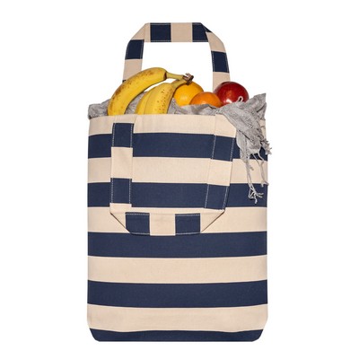 10 Oz. Lightweight Alto Rugby Stripe Tote