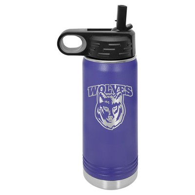 20 Oz. Purple Polar Camel Water Bottle