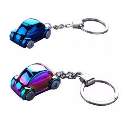 Metal Mini Car LED Keychain