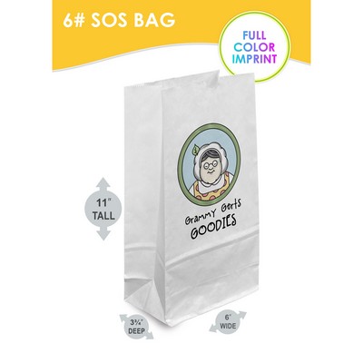 Full Color 6# SOS Bag - Digital Printing