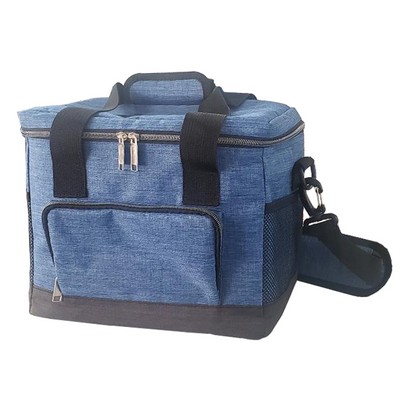 Mannitok® Large Cooler Bag with Leakproof Hard Shell Liner Bucket, Blue