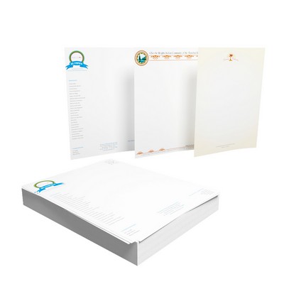 8.5" x 14" - Full Color Letterhead - 70lb Linen