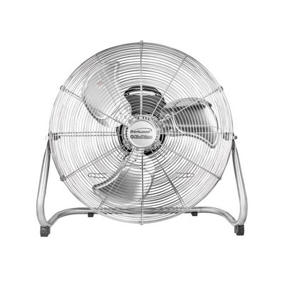 20'' Chrome Silver Floor Fan