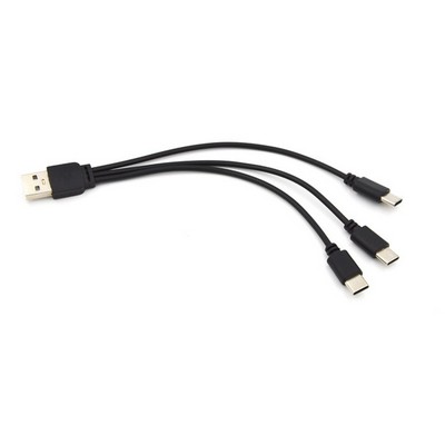 3 In 1 Multi DC Charging Cable