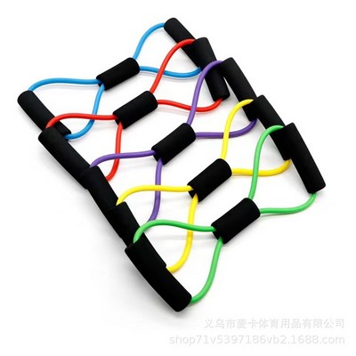 8 shape Yoga fitness Resistance Band Elastic Pull Rope