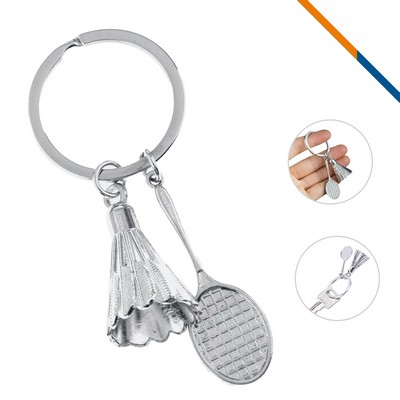 Mini Badminton Keychain