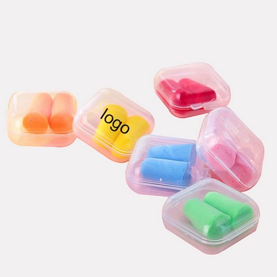 Soft Foam Ear Plug With Plastic Case