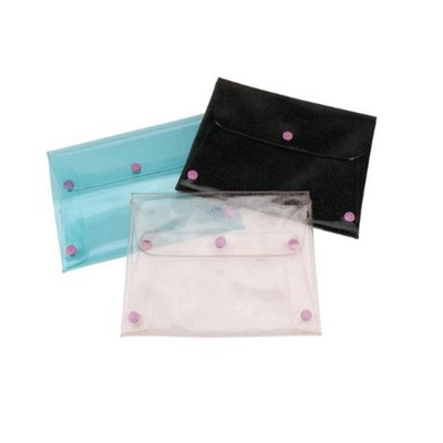 Waterproof PVC Transparent Makeup Cosmetic Jewelry Envelope Storage Pouch