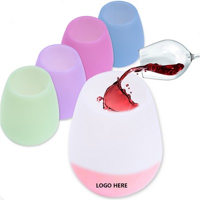 14 OZ Silicone Stemless Wine Glass