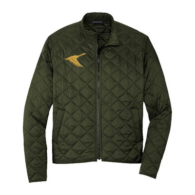 Men's Quilted Bomber Jacket