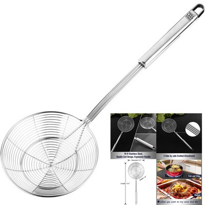 Solid Stainless Steel Spider Strainer