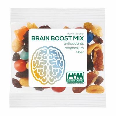 1 Oz. Promo Snax Bag - Brain Boost Mix