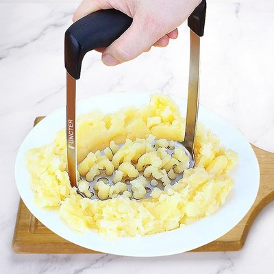 Heavy Duty Potato Masher, Potato Masher Kitchen Tool Stainless Steel Vegetable Masher