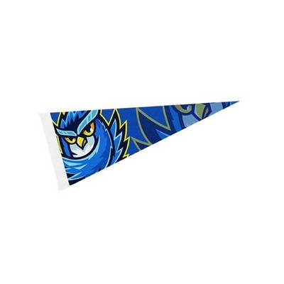 4" x 10" Full Color Felt Pennant Flag Banner with Strip