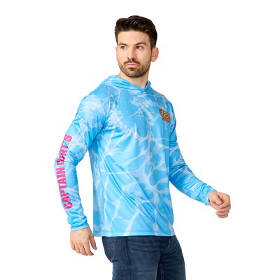 Men's or Ladies UPF 50+ Sun Protection Dye Sublimation Hoodie