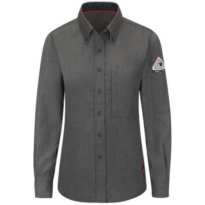 iQ Series® Women's Lightweight Comfort Woven Shirt - Dark Gray