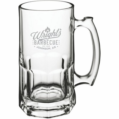 Deep Etched or Laser Engraved Acopa 1 Liter Beer Mug