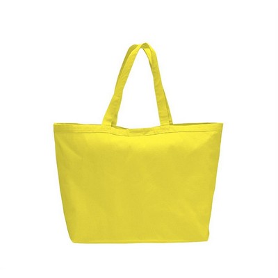 Canvas Big Tote with Velcro Closure