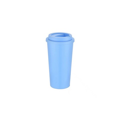 16oz Double Layer Plastic Coffee Mug