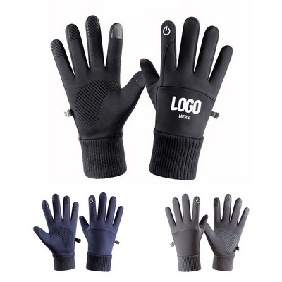 Touchscreen Non-Slip Ski Fleece Gloves