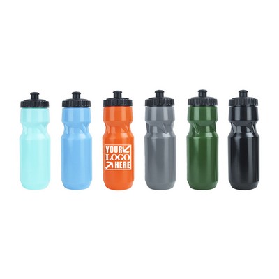 24 Oz. Sports Water Bottles with Easy Open Push/ Pull Cap