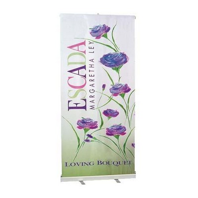 Custom Printed Poly Silk Retractable Banner