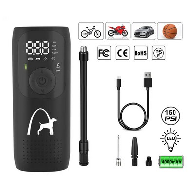 12V Mini Digital Smart Electric Wireless Portable Car Tire Inflator Air Compressor Inflator Pump