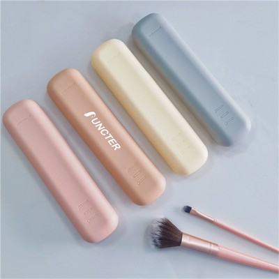 Silicone Makeup Brush Holder for Trip Portable Makeup Brush Bag Makeup Organizer Bag Cosmetic Bag