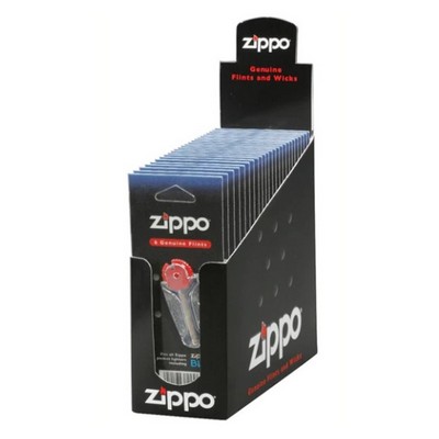 Zippo® 6-Flint Dispenser Cards (Box of 24)