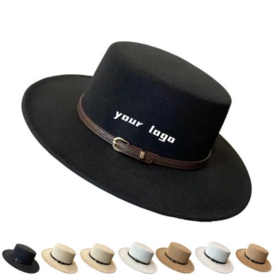 Women Wool Fedora Hat