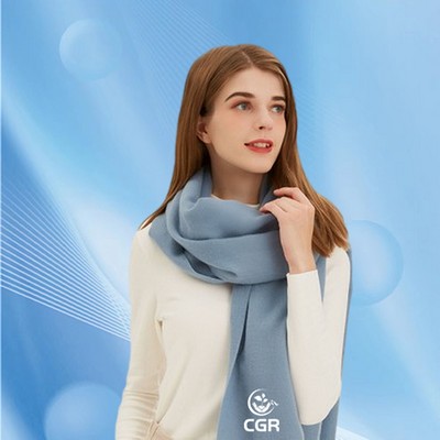 Elegant Solid Color Cashmere Scarf