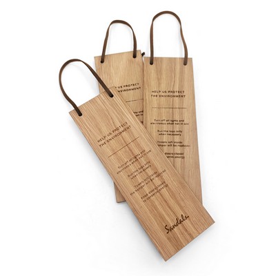 Oak Wood Door Hanger