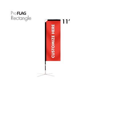 Rectangle Flag, Single Sided Image