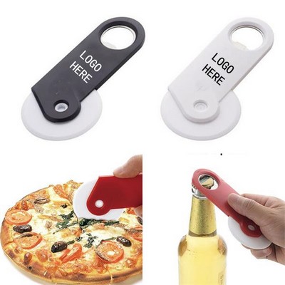 Pizza Cutter With Bottle Opener