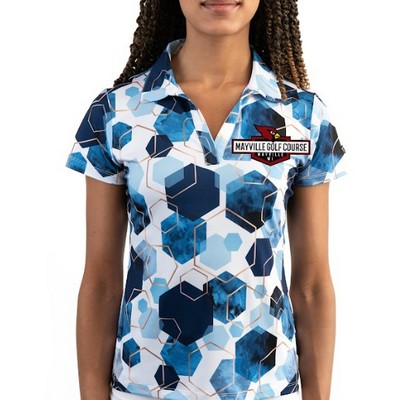 Women's Golf Polo - Deep Sea