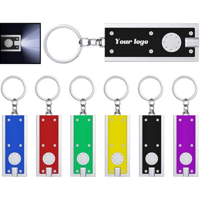 Full Color Custom Mini Led Flashlight Keychain