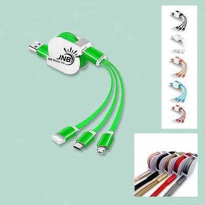 Multi 3 in 1 USB Phone Charging Cable