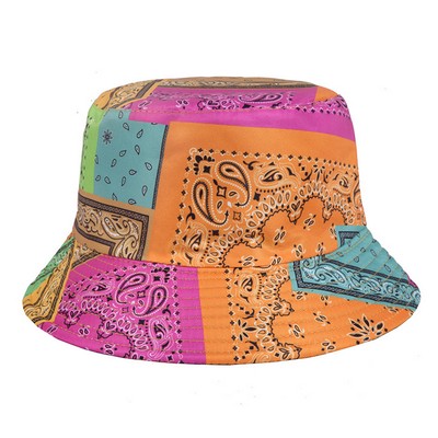 #4 Polyester Reversible Fashion Sun Hat Bucket Hat