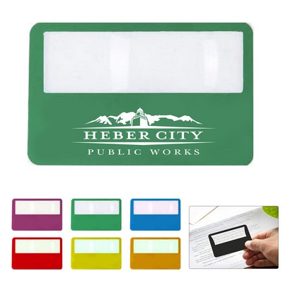 Custom PVC Credit Card Magnifier